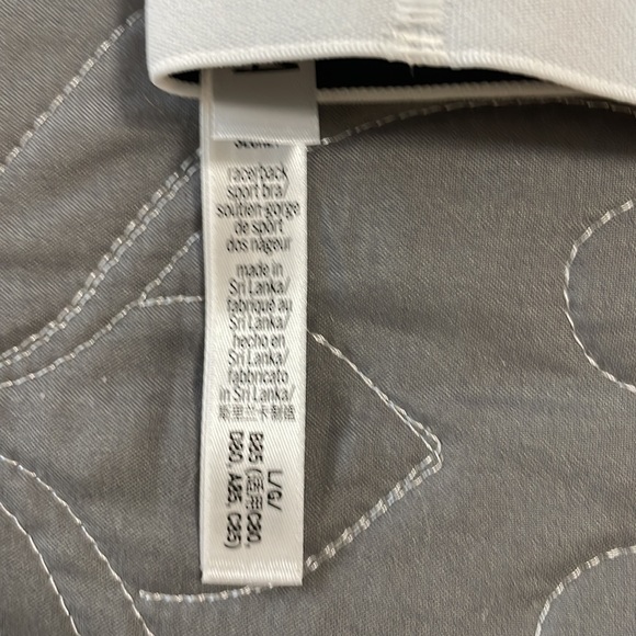 NWT Victoria sport L sports bra. Shiny/iridescent color with mesh back. - Picture 4 of 6